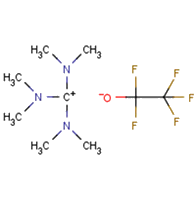 Hexamethylguanidinium pentafluoroethanolate