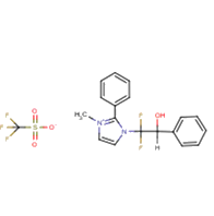 1-(1,1-Difluoro-2-hydroxy-2-phenyl-ethyl)-2-phenyl-3-methyl-imidazolium triflate