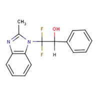 2-Methyl-benzimidazol-1-yl-2,2-difluoro-1-phenylethanole