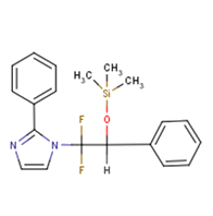 1-(1,1-Difluoro-2-phenyl-2-trimethylsiloxy-ethyl)-2-phenylimidazole