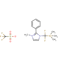 1-Trimethylsilyl-difluoromethyl-2-phenyl-3-methylimidazolium triflate