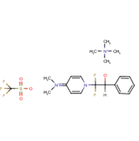 1-[1,1-Difluoro-2-phenyl-ethyl-2-at-(tetramethylammonium)]-4-dimethylamino-pyridinium triflate