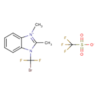 1-Bromodifluoromethyl-2-methyl-3-methyl-benzimidazoilum triflate