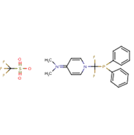 1-(Difluoro-diphenyl-phosphanyl-methyl)-4-dimethylamino-pyridinium triflate