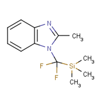 1-(Trimethylsilildifluoromethyl)-2-methyl-benzimidazole
