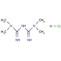 N1,N1,N5,N5-tetrakis(methyl)-biguanide hydrochloride