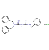 N1,N1,N5-tris(benzyl)-biguanide hydrochloride