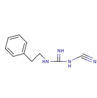 1-cyano-3-(2-phenylethyl)guanidine