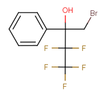 1-Bromo-3,3,4,4,4-pentafluoro-2-phenylbutan-2-ol