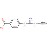 4-(1-cyanocarbamimidamido)benzoic acid
