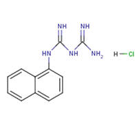 N-(naphthalen-1-
          yl)biguanide hydrochloride