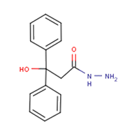 3-hydroxy-3,3-diphenylpropanehydrazide