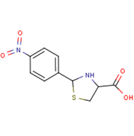 2-(4-nitrophenyl)-1,3-thiazolidine-4-carboxylic acid