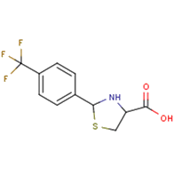 2-[4-(trifluoromethyl)phenyl]-1,3-thiazolidine-4-carboxylic acid