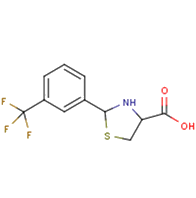 2-[3-(trifluoromethyl)phenyl]-1,3-thiazolidine-4-carboxylic acid