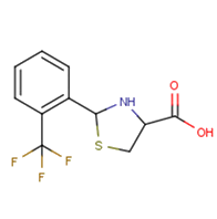 2-[2-(trifluoromethyl)phenyl]-1,3-thiazolidine-4-carboxylic acid