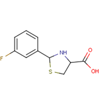 2-(3-fluorophenyl)-1,3-thiazolidine-4-carboxylic acid