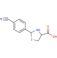 2-(4-cyanophenyl)-1,3-thiazolidine-4-carboxylic acid