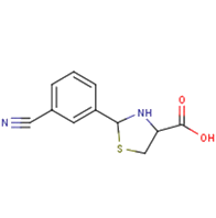 2-(3-cyanophenyl)-1,3-thiazolidine-4-carboxylic acid