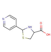 2-(pyridin-4-yl)-1,3-thiazolidine-4-carboxylic
          acid