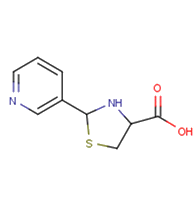 2-(pyridin-3-yl)-1,3-thiazolidine-4-carboxylic acid