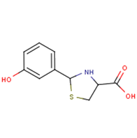 2-(3-hydroxyphenyl)-1,3-thiazolidine-4-carboxylic acid