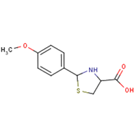 2-(4-methoxyphenyl)-1,3-thiazolidine-4-carboxylic acid