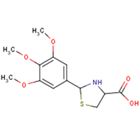2-(3,4,5-trimethoxyphenyl)-1,3-thiazolidine-4-carboxylic acid