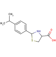 2-[4-(propan-2-yl)phenyl]-1,3-thiazolidine-4-carboxylic acid