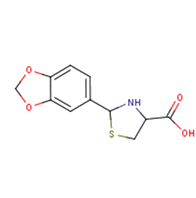 2-(2H-1,3-benzodioxol-5-yl)-1,3-thiazolidine-4-carboxylic acid