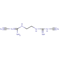 1-cyano-3-[2-(2-cyanocarbamimidamido)ethyl]guanidine