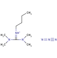 N,N,N',N'-tetramethyl, N''-butylguanidine azide