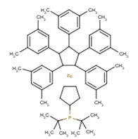 1-di-tert-butylphosphino-1',2',3',4',5'-penta(3,5-dimethylphenyl)ferrocene