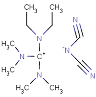 N,N,N,N-Tetramethyl-N,N-diethylguanidinium dicyanoamide