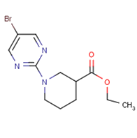 ethyl 1-(5-bromopyrimidin-2-yl)piperidine-3-carboxylate