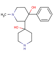 3-(4-hydroxypiperidin-4-yl)-1-methyl-4- phenylpiperidin-4-ol