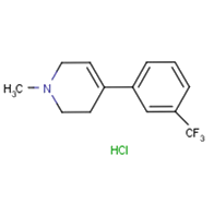 1-methyl-4-[3-(trifluoromethyl)phenyl]-1,2,3,6-tetrahydropyridine hydrochloride