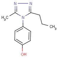 4-(3-methyl-5-propyl-4H-1,2,4-triazol-4-yl)phenol