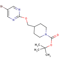 tert-butyl 4-{[(5-bromopyrimidin-2- yl)oxy]methyl}piperidine-1-carboxylate