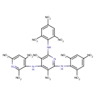 3,5-Dinitro-N,N',N''-tris(2,4,6-trinitrophenyl)-2,4,6-pyridinetriamine