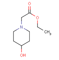ethyl 2-(4-hydroxypiperidin-1-yl)acetate