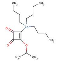 3-(1-methylethoxy)-4-(tributylstannanyl)cyclobut-3-ene-1,2-dione