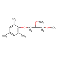 3-(2,4,6-Trinitrophenoxy)-1,2-propanediol dinitrate