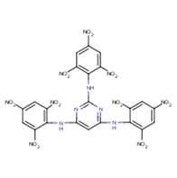 N,N',N''-Tris(2,4,6-trinitrophenyl)-2,4,6-pyrimidinetriamine