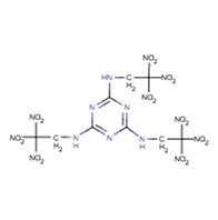 N,N',N''-tris(2,2,2-trinitroethyl)-1,3,5-triazine-2,4,6-triamine