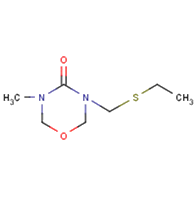 3-[(ethylsulfanyl)methyl]-5-methyl-1,3,5- oxadiazinan-4-one