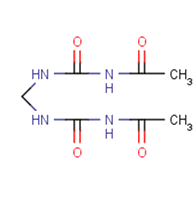 3-acetyl-1-{[(acetylcarbamoyl)amino]methyl}urea