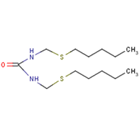 1,3-bis[(pentylsulfanyl)methyl]urea