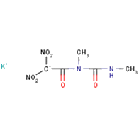 potassium 1,3-dimethyl-1-[oxo(N',N',N,N- tetraoxocarbamimidoyl)methyl]urea