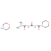 1-[(morpholin-4-yl)carbonyl]-3-[oxo(N',N',N,N- tetraoxocarbamimidoyl)methyl]urea; morpholin-4-ium